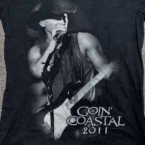 Vintage‎ 2011 Kenny Chesney Goin’ Coastal Tour Shirt Small Double Sided Country